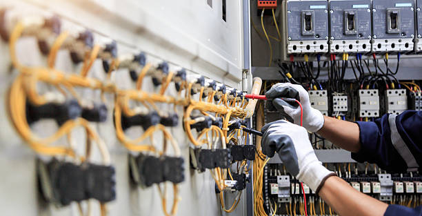 Professional Electrician technician working in Parker, TX